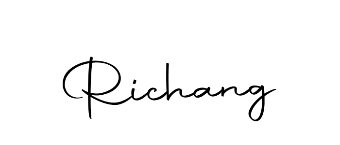 You should practise on your own different ways (Autography-DOLnW) to write your name (Richang) in signature. don't let someone else do it for you. Richang signature style 10 images and pictures png