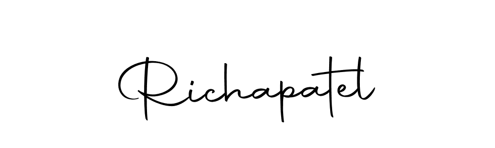 Also we have Richapatel name is the best signature style. Create professional handwritten signature collection using Autography-DOLnW autograph style. Richapatel signature style 10 images and pictures png