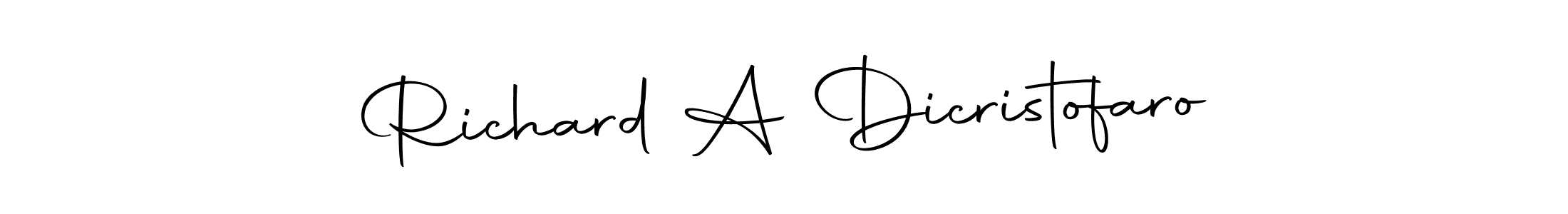 How to make Richard A Dicristofaro signature? Autography-DOLnW is a professional autograph style. Create handwritten signature for Richard A Dicristofaro name. Richard A Dicristofaro signature style 10 images and pictures png