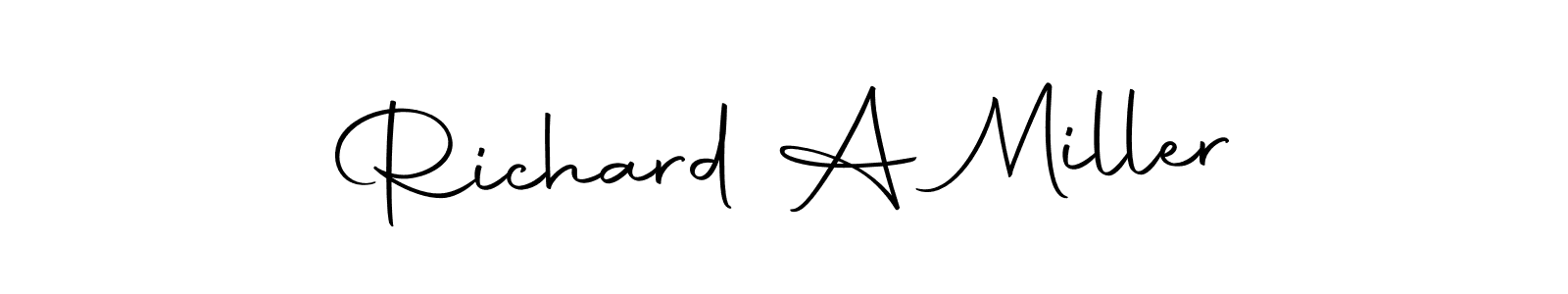 Also we have Richard A Miller name is the best signature style. Create professional handwritten signature collection using Autography-DOLnW autograph style. Richard A Miller signature style 10 images and pictures png