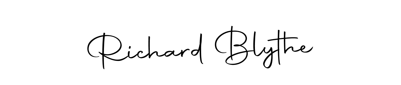 How to make Richard Blythe name signature. Use Autography-DOLnW style for creating short signs online. This is the latest handwritten sign. Richard Blythe signature style 10 images and pictures png