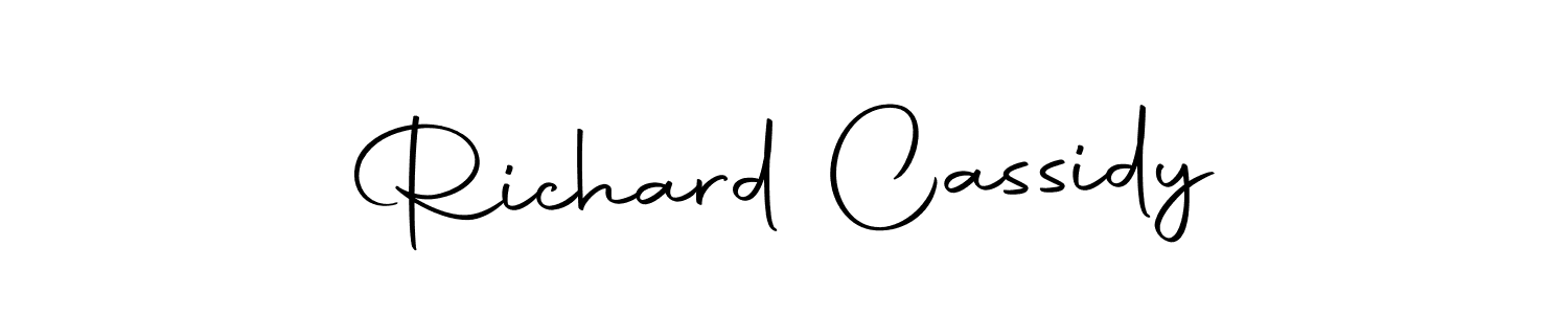 Make a beautiful signature design for name Richard Cassidy. Use this online signature maker to create a handwritten signature for free. Richard Cassidy signature style 10 images and pictures png
