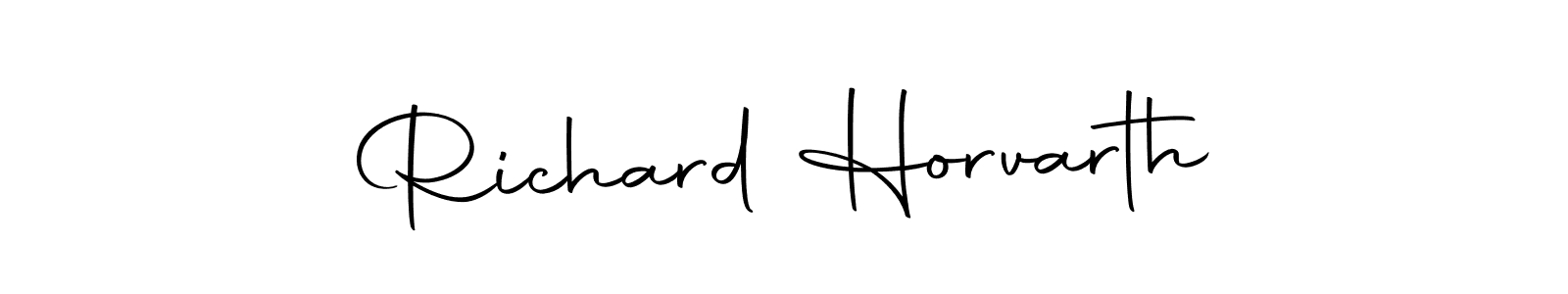 Create a beautiful signature design for name Richard Horvarth. With this signature (Autography-DOLnW) fonts, you can make a handwritten signature for free. Richard Horvarth signature style 10 images and pictures png