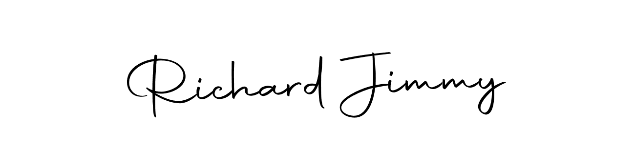 Create a beautiful signature design for name Richard Jimmy. With this signature (Autography-DOLnW) fonts, you can make a handwritten signature for free. Richard Jimmy signature style 10 images and pictures png