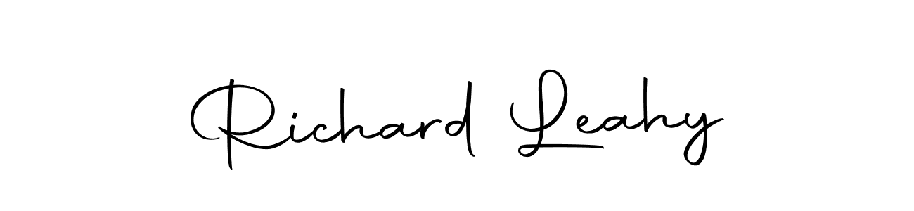 Richard Leahy stylish signature style. Best Handwritten Sign (Autography-DOLnW) for my name. Handwritten Signature Collection Ideas for my name Richard Leahy. Richard Leahy signature style 10 images and pictures png