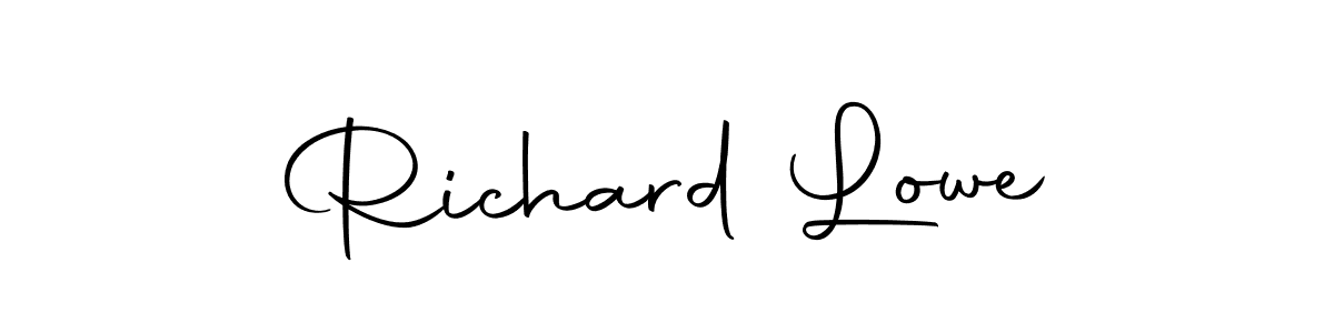 Create a beautiful signature design for name Richard Lowe. With this signature (Autography-DOLnW) fonts, you can make a handwritten signature for free. Richard Lowe signature style 10 images and pictures png