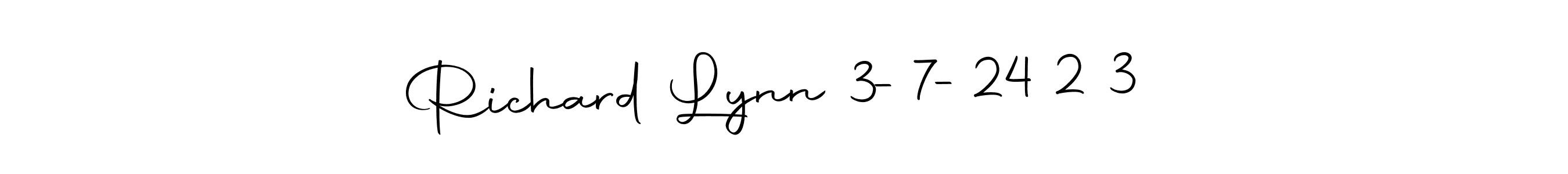 Use a signature maker to create a handwritten signature online. With this signature software, you can design (Autography-DOLnW) your own signature for name Richard Lynn 3-7-24 2 3 ✔. Richard Lynn 3-7-24 2 3 ✔ signature style 10 images and pictures png