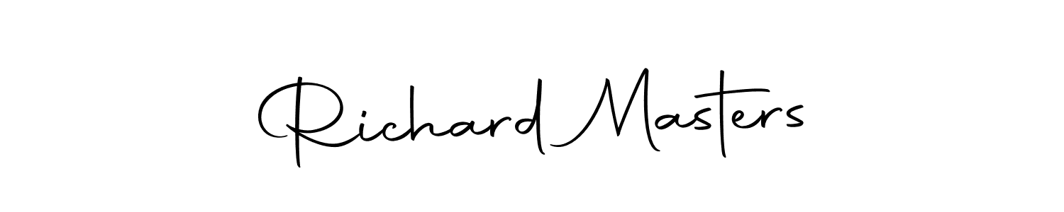 Create a beautiful signature design for name Richard Masters. With this signature (Autography-DOLnW) fonts, you can make a handwritten signature for free. Richard Masters signature style 10 images and pictures png