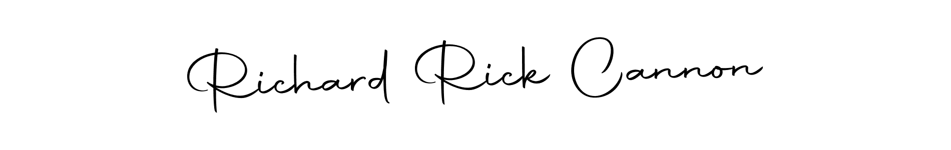 Richard Rick Cannon stylish signature style. Best Handwritten Sign (Autography-DOLnW) for my name. Handwritten Signature Collection Ideas for my name Richard Rick Cannon. Richard Rick Cannon signature style 10 images and pictures png