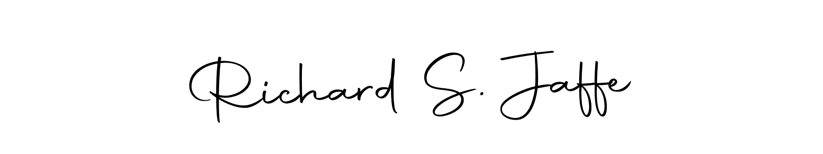 Use a signature maker to create a handwritten signature online. With this signature software, you can design (Autography-DOLnW) your own signature for name Richard S. Jaffe. Richard S. Jaffe signature style 10 images and pictures png