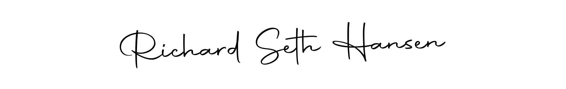 Autography-DOLnW is a professional signature style that is perfect for those who want to add a touch of class to their signature. It is also a great choice for those who want to make their signature more unique. Get Richard Seth Hansen name to fancy signature for free. Richard Seth Hansen signature style 10 images and pictures png