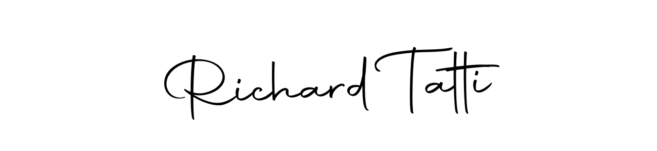 It looks lik you need a new signature style for name Richard Tatti. Design unique handwritten (Autography-DOLnW) signature with our free signature maker in just a few clicks. Richard Tatti signature style 10 images and pictures png