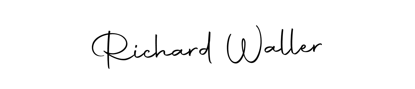 How to make Richard Waller name signature. Use Autography-DOLnW style for creating short signs online. This is the latest handwritten sign. Richard Waller signature style 10 images and pictures png