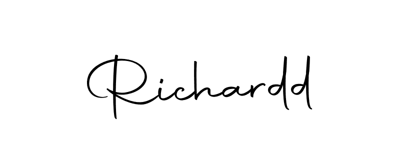 You should practise on your own different ways (Autography-DOLnW) to write your name (Richardd) in signature. don't let someone else do it for you. Richardd signature style 10 images and pictures png