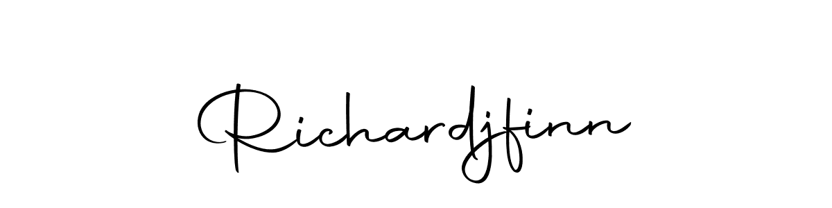 Design your own signature with our free online signature maker. With this signature software, you can create a handwritten (Autography-DOLnW) signature for name Richardjfinn. Richardjfinn signature style 10 images and pictures png