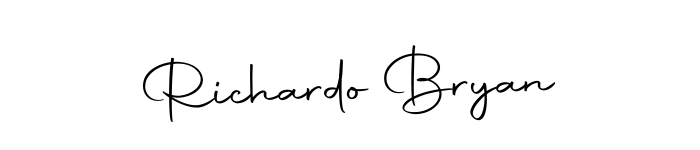 The best way (Autography-DOLnW) to make a short signature is to pick only two or three words in your name. The name Richardo Bryan include a total of six letters. For converting this name. Richardo Bryan signature style 10 images and pictures png