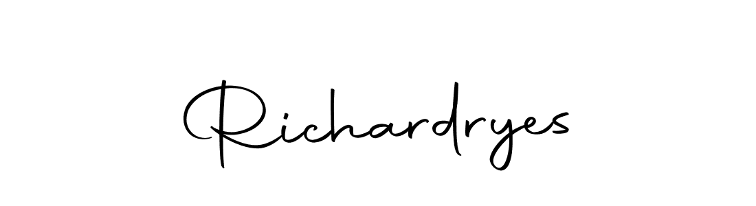 Richardryes stylish signature style. Best Handwritten Sign (Autography-DOLnW) for my name. Handwritten Signature Collection Ideas for my name Richardryes. Richardryes signature style 10 images and pictures png