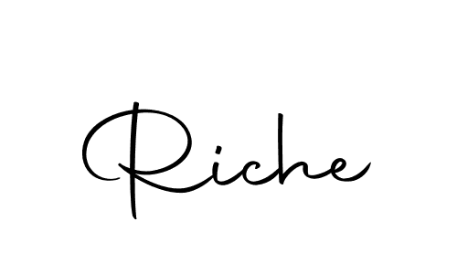 Make a short Riche signature style. Manage your documents anywhere anytime using Autography-DOLnW. Create and add eSignatures, submit forms, share and send files easily. Riche signature style 10 images and pictures png