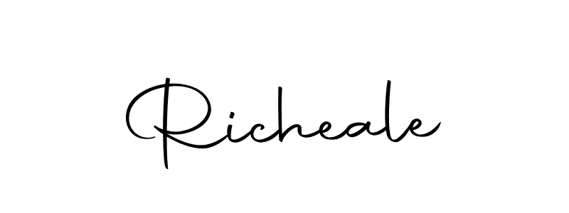 How to Draw Richeale signature style? Autography-DOLnW is a latest design signature styles for name Richeale. Richeale signature style 10 images and pictures png