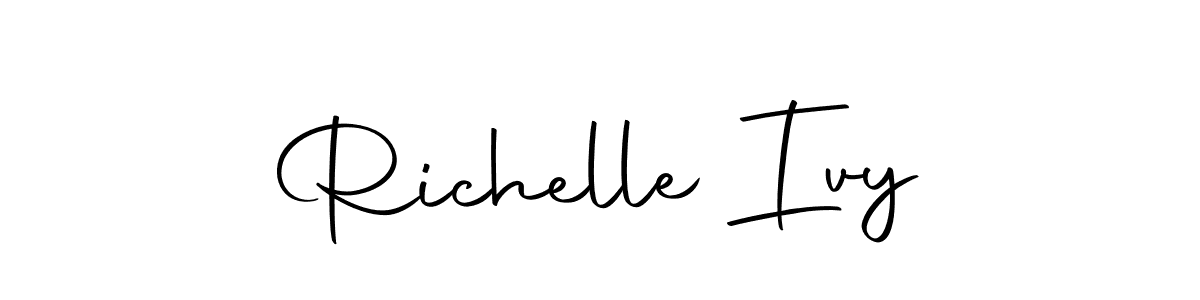 Here are the top 10 professional signature styles for the name Richelle Ivy. These are the best autograph styles you can use for your name. Richelle Ivy signature style 10 images and pictures png