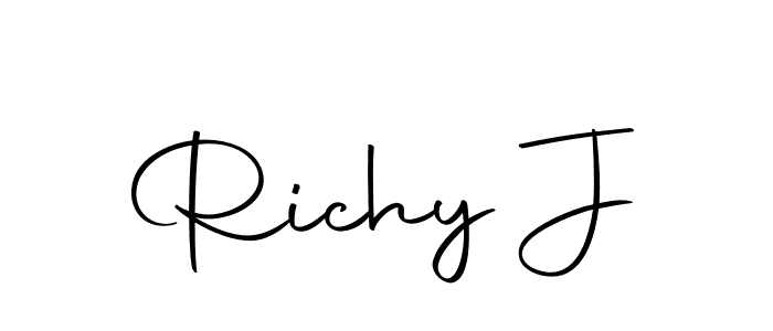 You can use this online signature creator to create a handwritten signature for the name Richy J. This is the best online autograph maker. Richy J signature style 10 images and pictures png