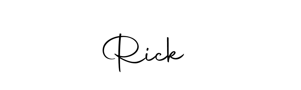 Similarly Autography-DOLnW is the best handwritten signature design. Signature creator online .You can use it as an online autograph creator for name Rick❤️. Rick❤️ signature style 10 images and pictures png