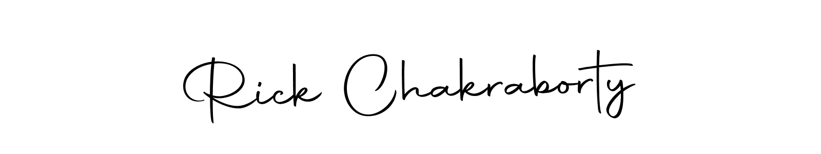 Design your own signature with our free online signature maker. With this signature software, you can create a handwritten (Autography-DOLnW) signature for name Rick Chakraborty. Rick Chakraborty signature style 10 images and pictures png