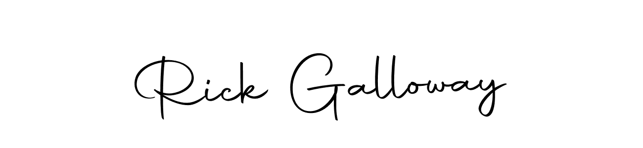Create a beautiful signature design for name Rick Galloway. With this signature (Autography-DOLnW) fonts, you can make a handwritten signature for free. Rick Galloway signature style 10 images and pictures png