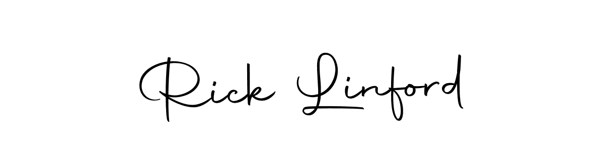 Use a signature maker to create a handwritten signature online. With this signature software, you can design (Autography-DOLnW) your own signature for name Rick Linford. Rick Linford signature style 10 images and pictures png