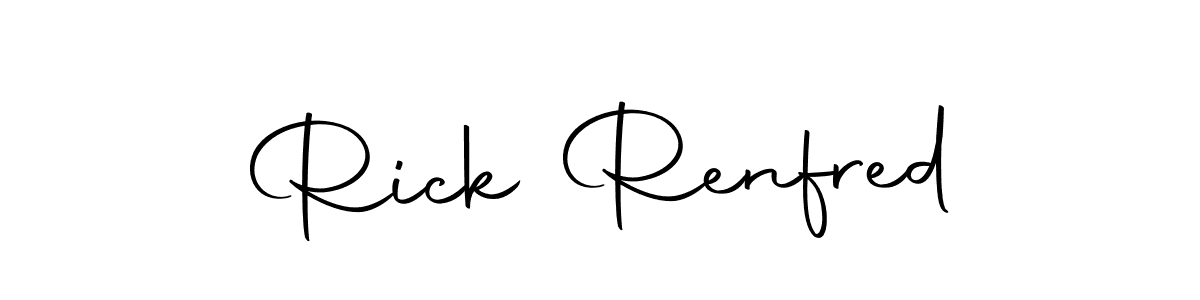 Design your own signature with our free online signature maker. With this signature software, you can create a handwritten (Autography-DOLnW) signature for name Rick Renfred. Rick Renfred signature style 10 images and pictures png