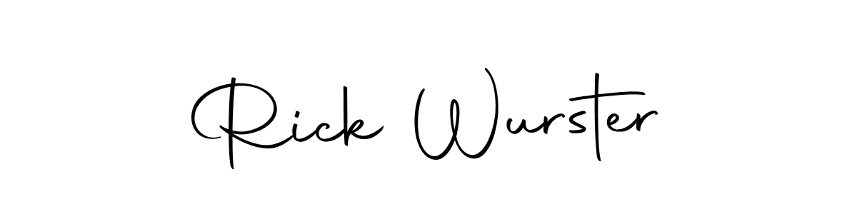 Rick Wurster stylish signature style. Best Handwritten Sign (Autography-DOLnW) for my name. Handwritten Signature Collection Ideas for my name Rick Wurster. Rick Wurster signature style 10 images and pictures png