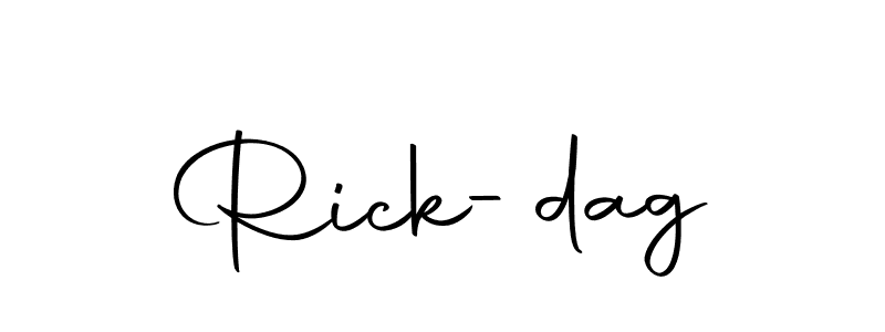 Make a beautiful signature design for name Rick-dag. Use this online signature maker to create a handwritten signature for free. Rick-dag signature style 10 images and pictures png