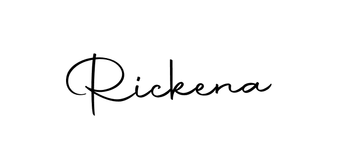 Create a beautiful signature design for name Rickena. With this signature (Autography-DOLnW) fonts, you can make a handwritten signature for free. Rickena signature style 10 images and pictures png