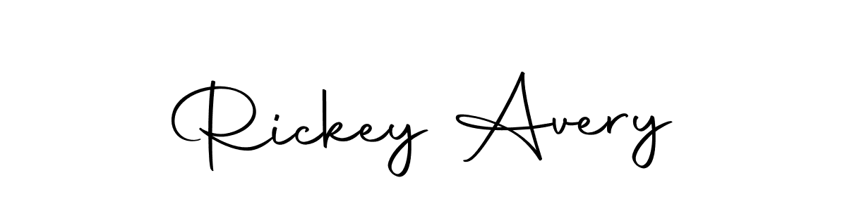 Design your own signature with our free online signature maker. With this signature software, you can create a handwritten (Autography-DOLnW) signature for name Rickey Avery. Rickey Avery signature style 10 images and pictures png