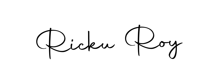Ricku Roy stylish signature style. Best Handwritten Sign (Autography-DOLnW) for my name. Handwritten Signature Collection Ideas for my name Ricku Roy. Ricku Roy signature style 10 images and pictures png