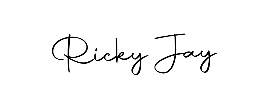 Design your own signature with our free online signature maker. With this signature software, you can create a handwritten (Autography-DOLnW) signature for name Ricky Jay. Ricky Jay signature style 10 images and pictures png