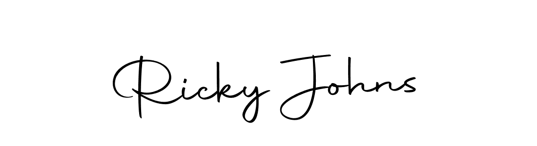 Ricky Johns stylish signature style. Best Handwritten Sign (Autography-DOLnW) for my name. Handwritten Signature Collection Ideas for my name Ricky Johns. Ricky Johns signature style 10 images and pictures png