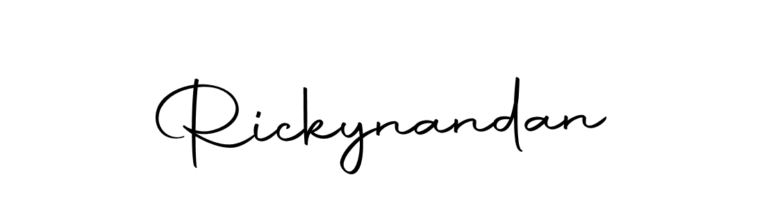 Also we have Rickynandan name is the best signature style. Create professional handwritten signature collection using Autography-DOLnW autograph style. Rickynandan signature style 10 images and pictures png