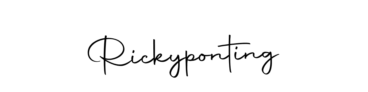 Also we have Rickyponting name is the best signature style. Create professional handwritten signature collection using Autography-DOLnW autograph style. Rickyponting signature style 10 images and pictures png