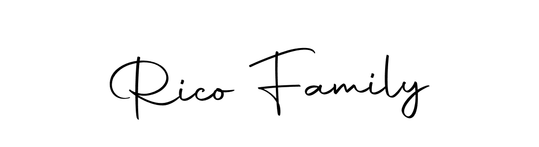 You should practise on your own different ways (Autography-DOLnW) to write your name (Rico Family) in signature. don't let someone else do it for you. Rico Family signature style 10 images and pictures png