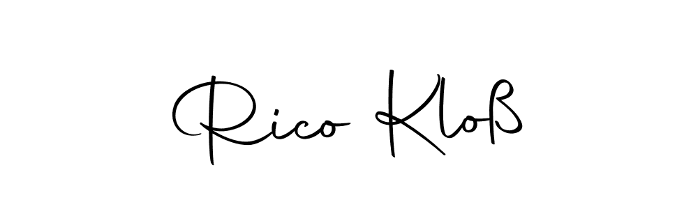 Create a beautiful signature design for name Rico Kloß. With this signature (Autography-DOLnW) fonts, you can make a handwritten signature for free. Rico Kloß signature style 10 images and pictures png