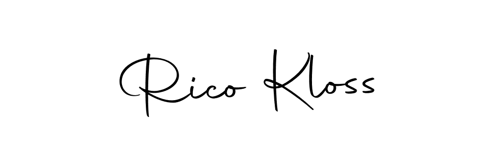 Design your own signature with our free online signature maker. With this signature software, you can create a handwritten (Autography-DOLnW) signature for name Rico Kloss. Rico Kloss signature style 10 images and pictures png