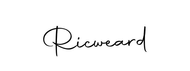 You can use this online signature creator to create a handwritten signature for the name Ricweard. This is the best online autograph maker. Ricweard signature style 10 images and pictures png