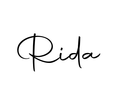 How to make Rida name signature. Use Autography-DOLnW style for creating short signs online. This is the latest handwritten sign. Rida signature style 10 images and pictures png