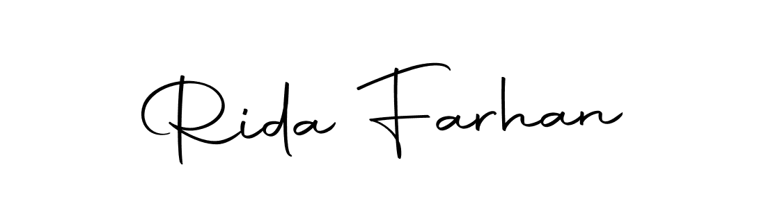 Here are the top 10 professional signature styles for the name Rida Farhan. These are the best autograph styles you can use for your name. Rida Farhan signature style 10 images and pictures png