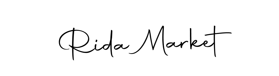 Make a beautiful signature design for name Rida Market. With this signature (Autography-DOLnW) style, you can create a handwritten signature for free. Rida Market signature style 10 images and pictures png