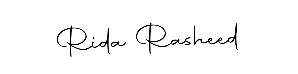 You should practise on your own different ways (Autography-DOLnW) to write your name (Rida Rasheed) in signature. don't let someone else do it for you. Rida Rasheed signature style 10 images and pictures png