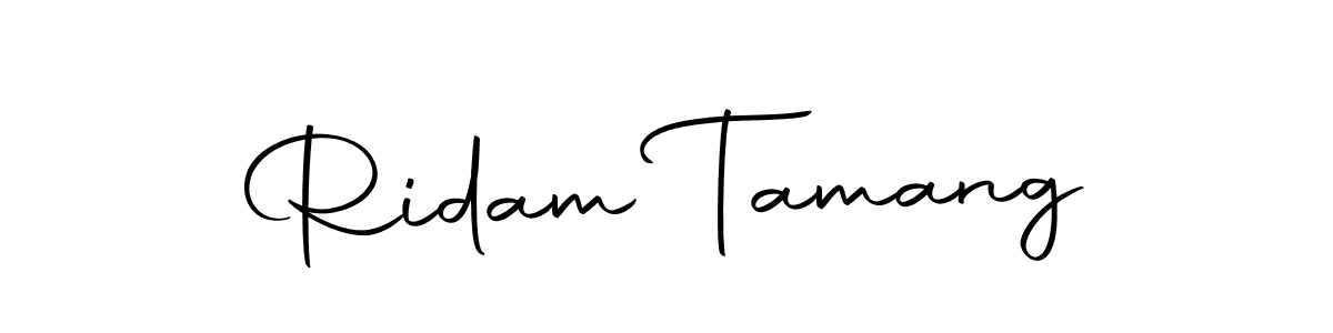 Make a beautiful signature design for name Ridam Tamang. With this signature (Autography-DOLnW) style, you can create a handwritten signature for free. Ridam Tamang signature style 10 images and pictures png