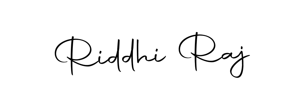 How to make Riddhi Raj name signature. Use Autography-DOLnW style for creating short signs online. This is the latest handwritten sign. Riddhi Raj signature style 10 images and pictures png