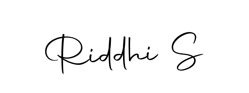 Make a beautiful signature design for name Riddhi S. Use this online signature maker to create a handwritten signature for free. Riddhi S signature style 10 images and pictures png